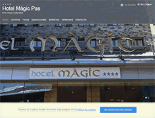 Tablet Screenshot of hotelmagicpas.com